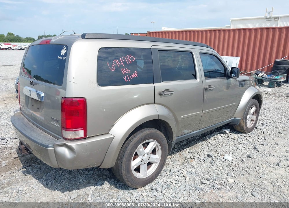 2007 DODGE NITRO SLT/RT VIN: 1D8GU58K17W674785