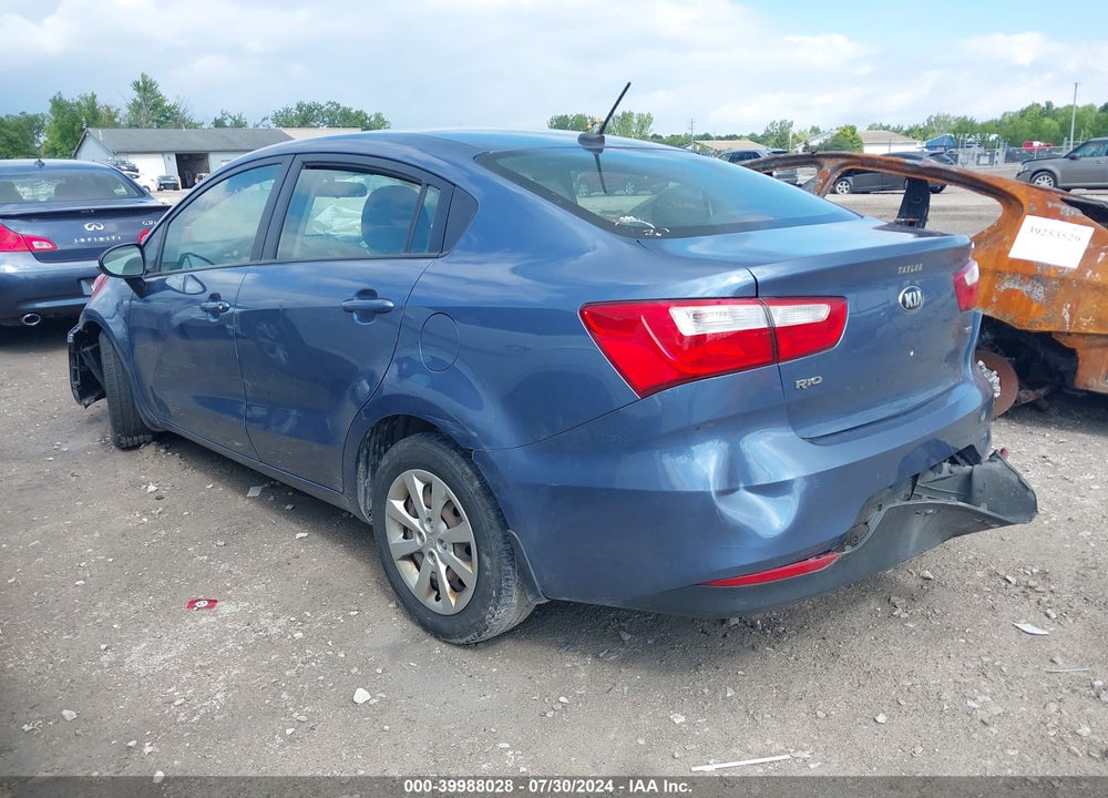 2016 KIA RIO LX VIN: KNADM4A30G6653440