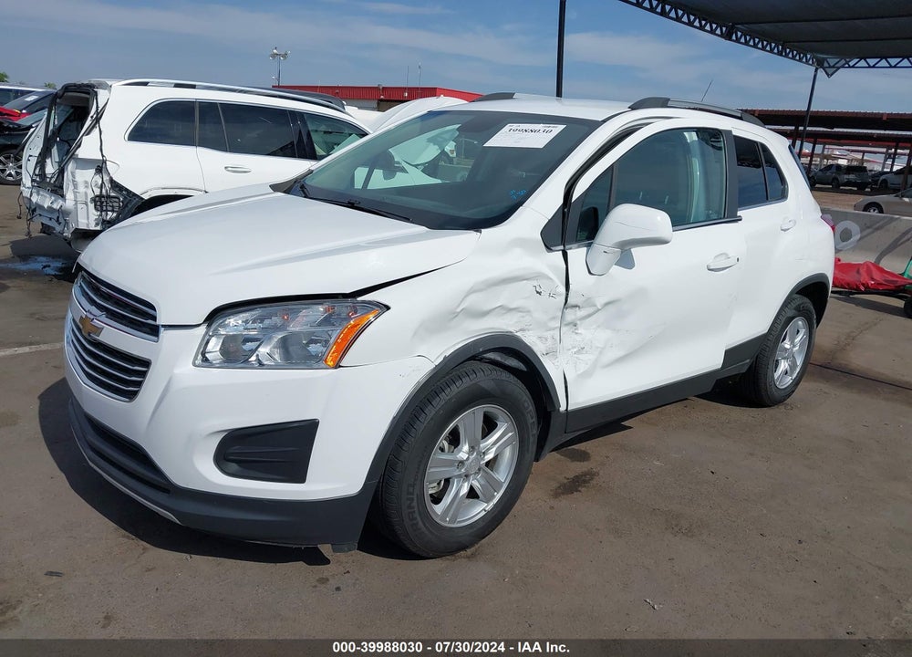 2016 CHEVROLET TRAX LT VIN: 3GNCJLSB5GL138681