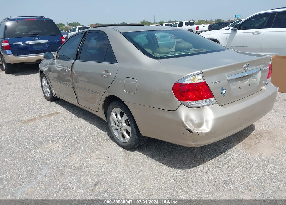 2005 TOYOTA CAMRY XLE V6 VIN: 4T1BF32K25U607097