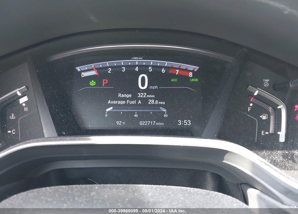 2019 HONDA CR-V TOURING VIN: 2HKRW2H99KH625393