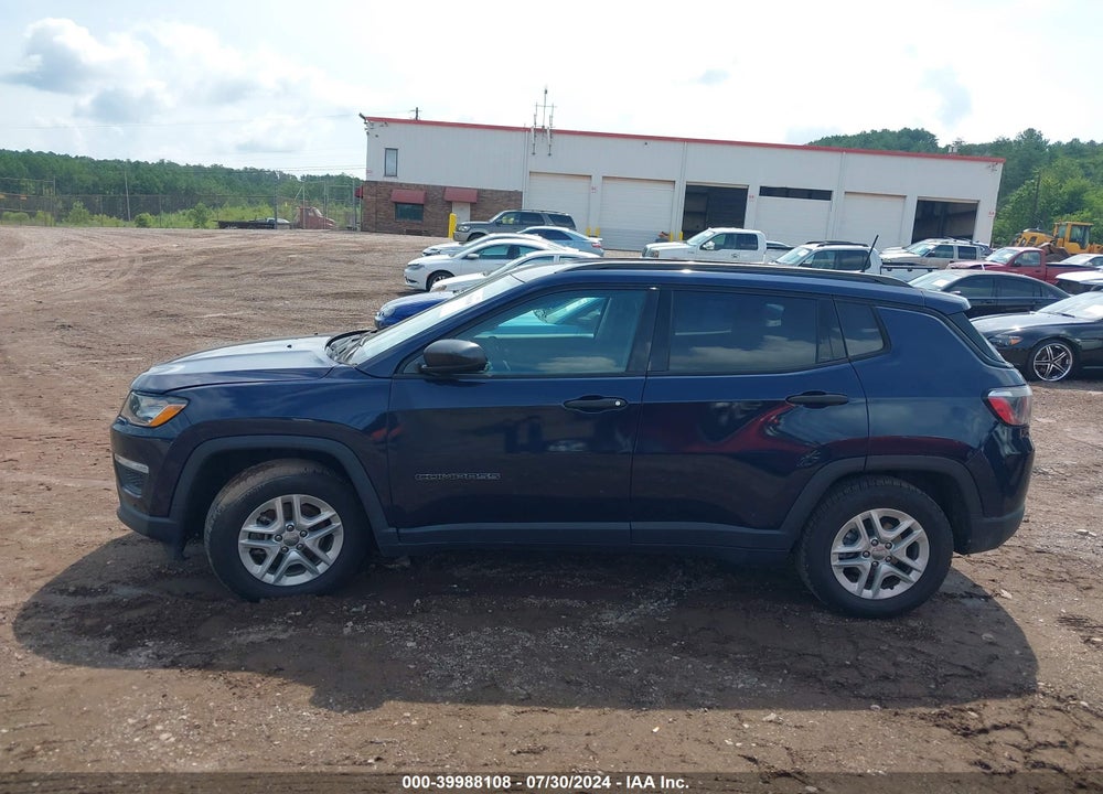 2018 JEEP COMPASS SPORT FWD VIN: 3C4NJCAB6JT122757