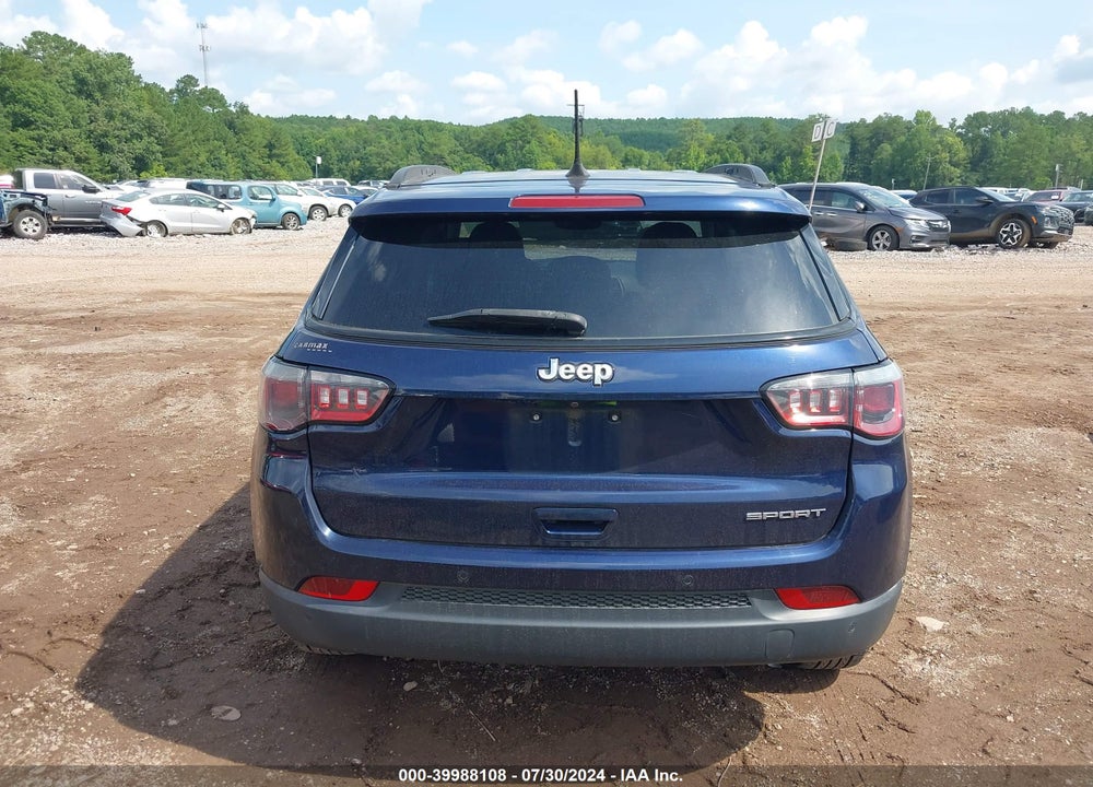 2018 JEEP COMPASS SPORT FWD VIN: 3C4NJCAB6JT122757