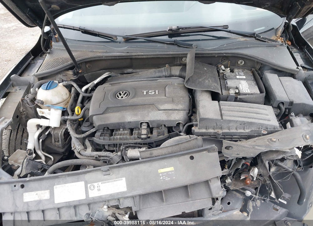 2014 VOLKSWAGEN PASSAT 1.8T SE VIN: 1VWBS7A31EC101975