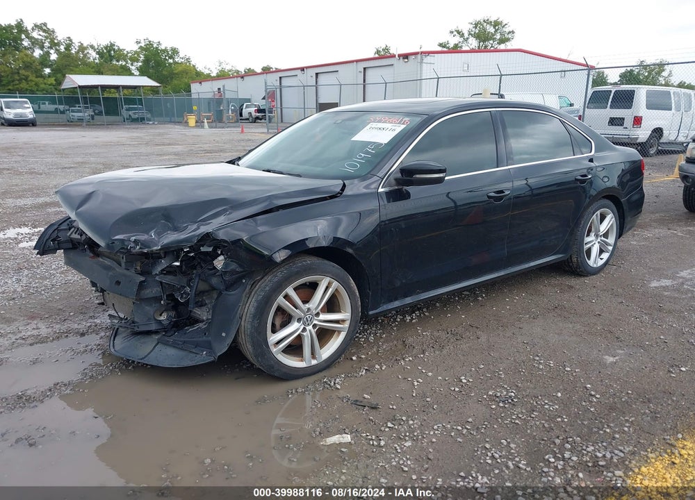 2014 VOLKSWAGEN PASSAT 1.8T SE VIN: 1VWBS7A31EC101975