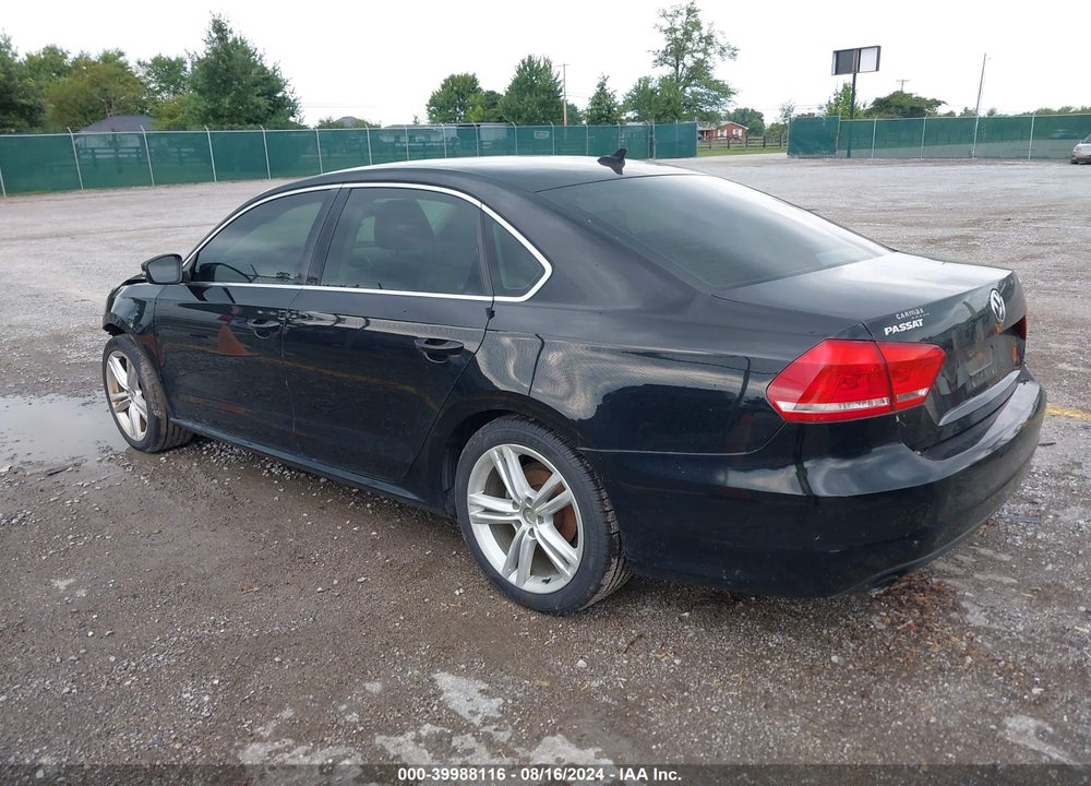 2014 VOLKSWAGEN PASSAT 1.8T SE VIN: 1VWBS7A31EC101975
