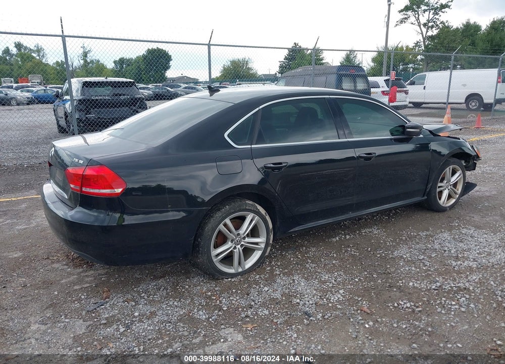 2014 VOLKSWAGEN PASSAT 1.8T SE VIN: 1VWBS7A31EC101975