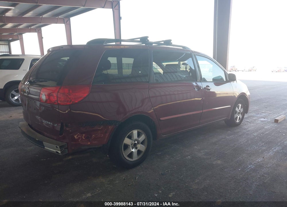 2008 TOYOTA SIENNA LE VIN: 5TDZK23C58S113745