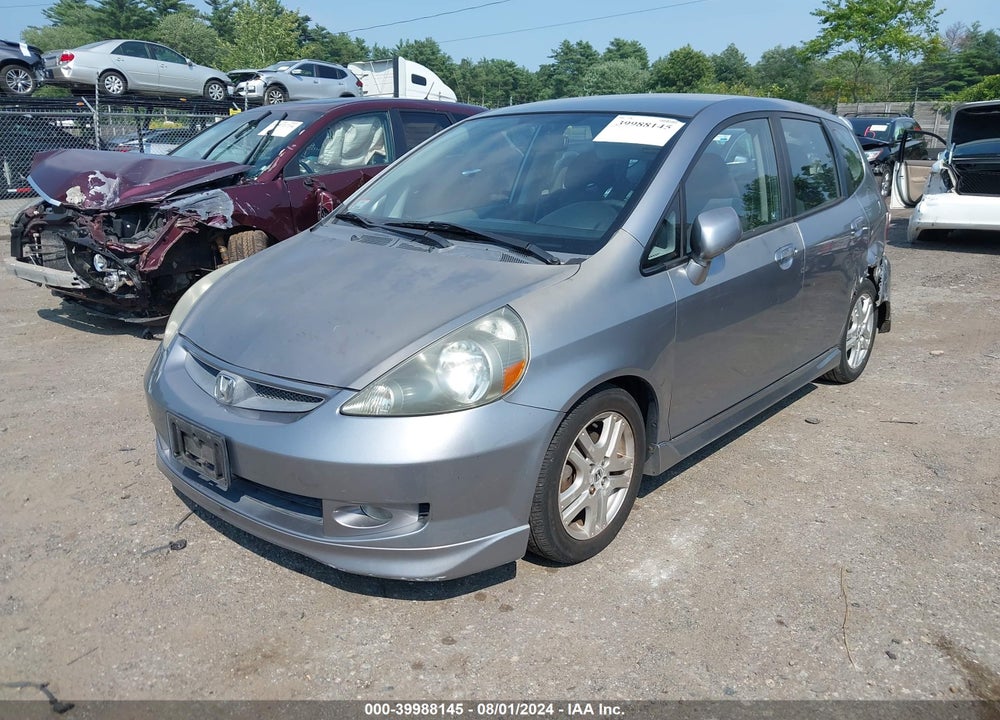 2007 HONDA FIT SPORT VIN: JHMGD37677S017938