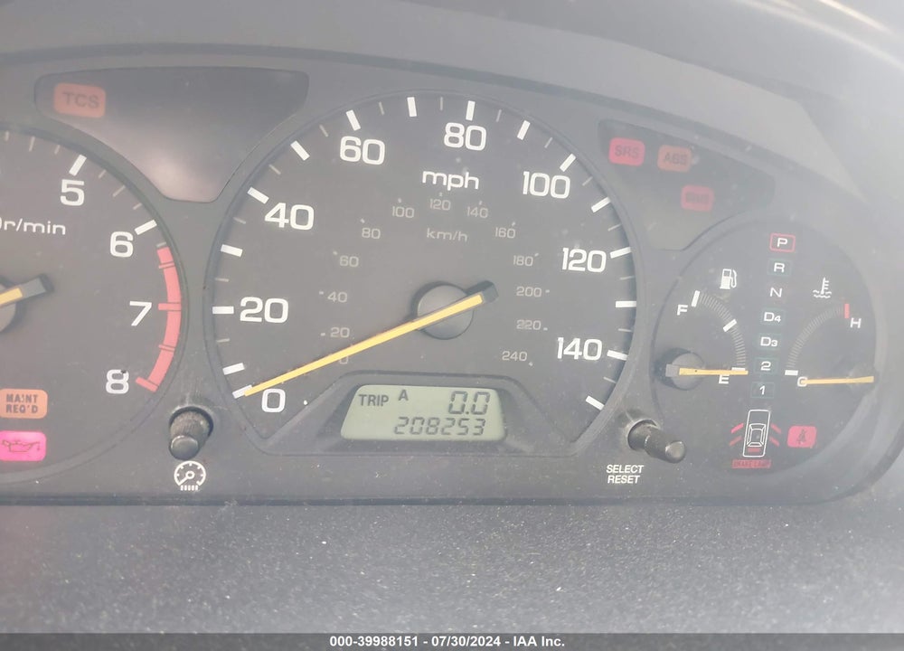 2002 HONDA ACCORD 3.0 LX VIN: 1HGCG16412A035752