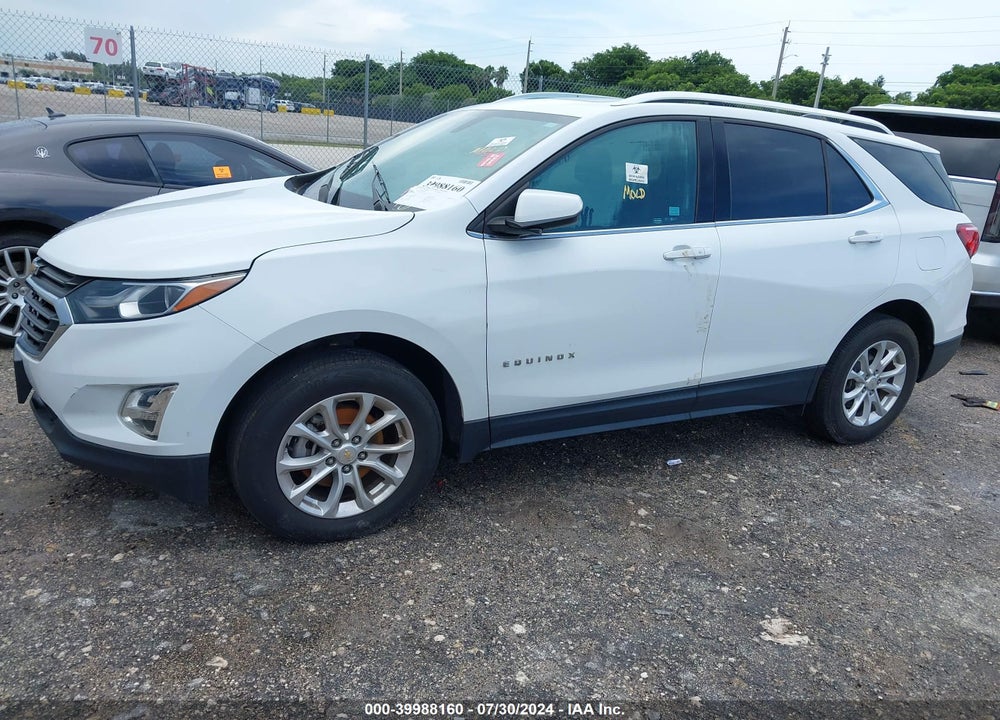 2018 CHEVROLET EQUINOX LT VIN: 2GNAXSEV1J6239198