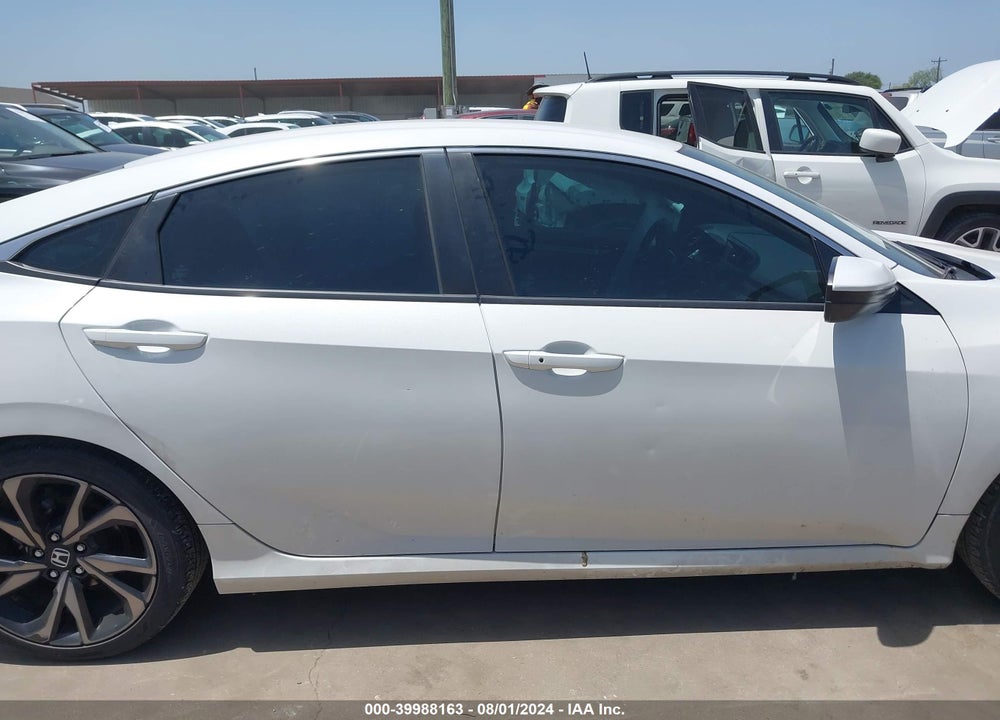 2019 HONDA CIVIC SPORT VIN: 2HGFC2F85KH606890
