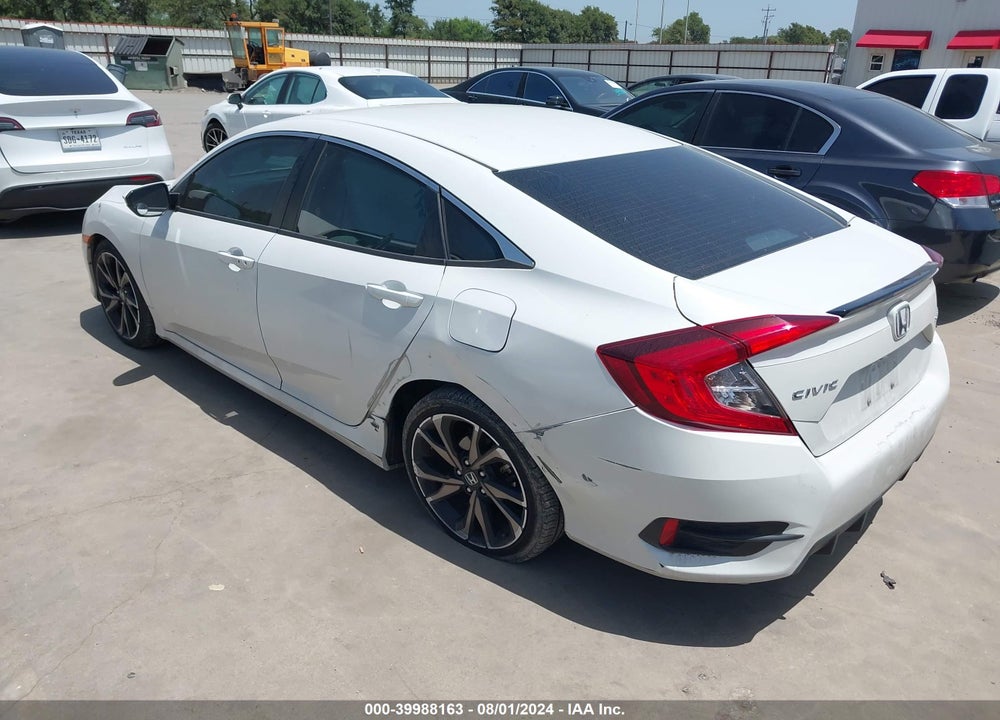 2019 HONDA CIVIC SPORT VIN: 2HGFC2F85KH606890