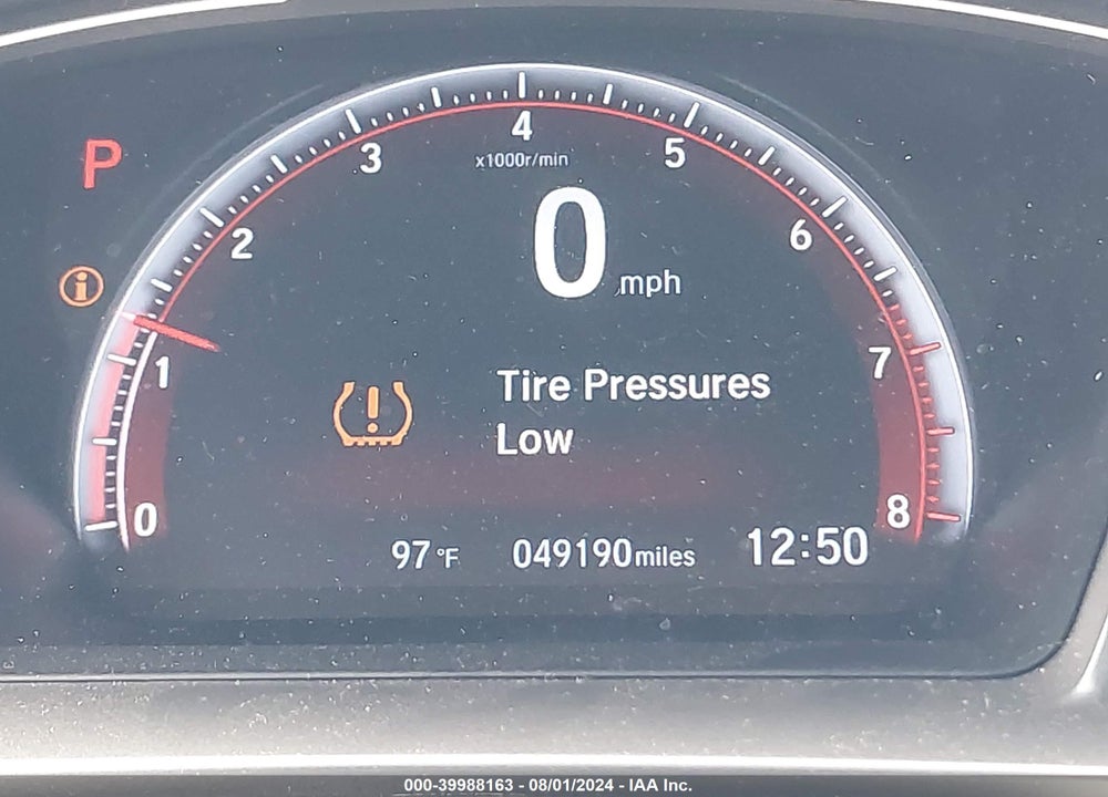 2019 HONDA CIVIC SPORT VIN: 2HGFC2F85KH606890