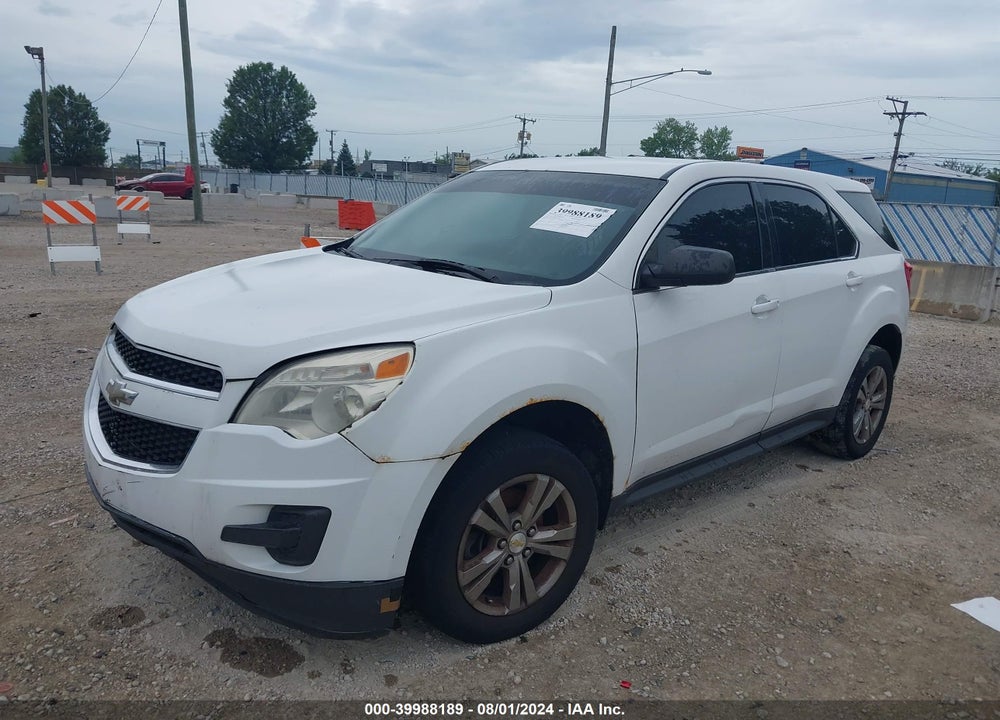 2012 CHEVROLET EQUINOX LS VIN: 2GNALBEK1C6340472