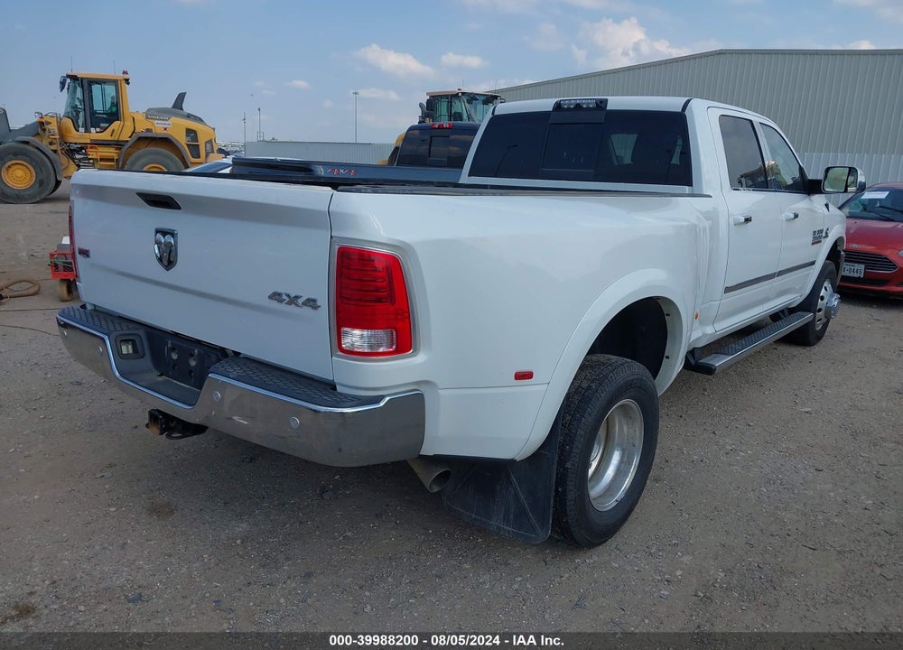 2018 RAM 3500 LAIE  4X4 8' BOX VIN: 3C63RRJL5JG408448