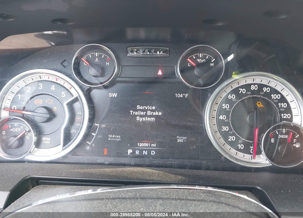 2018 RAM 3500 LAIE  4X4 8' BOX VIN: 3C63RRJL5JG408448