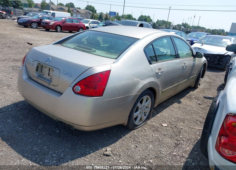 2006 NISSAN MAXIMA 3.5 SL VIN: 1N4BA41E76C847988