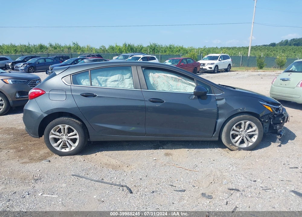 2019 CHEVROLET CRUZE LT VIN: 3G1BE6SM2KS599436