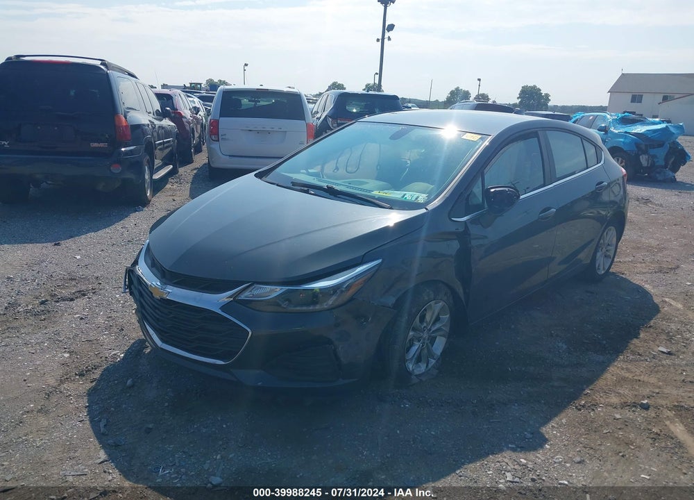 2019 CHEVROLET CRUZE LT VIN: 3G1BE6SM2KS599436