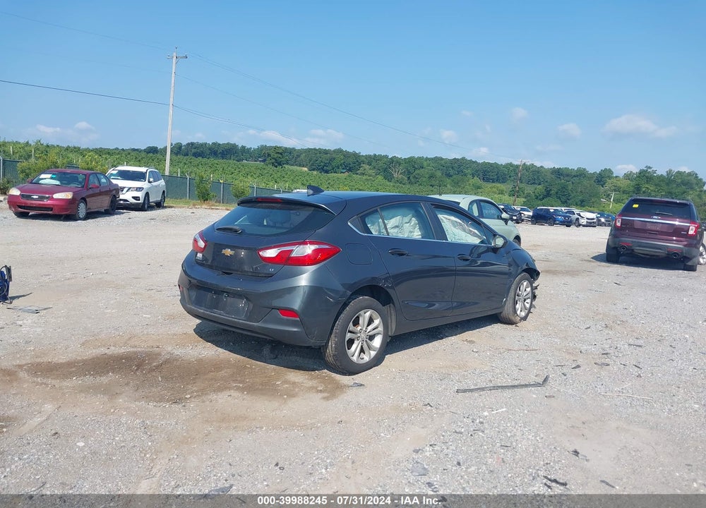2019 CHEVROLET CRUZE LT VIN: 3G1BE6SM2KS599436