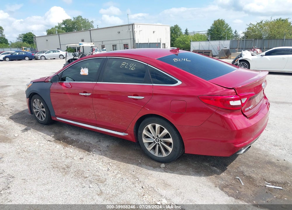 2017 HYUNDAI SONATA SPORT VIN: 5NPE34AF5HH582537