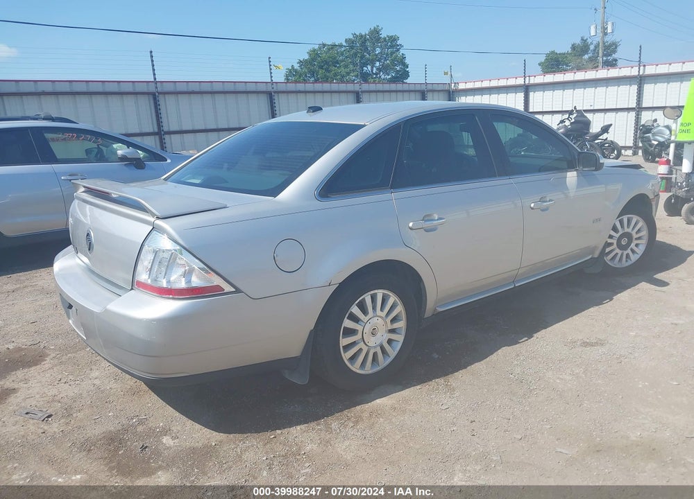 2008 MERCURY SABLE VIN: 1MEHM40W08G607469