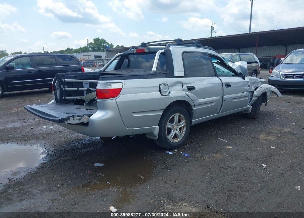 2006 SUBARU BAJA SPORT VIN: 4S4BT62C167106947
