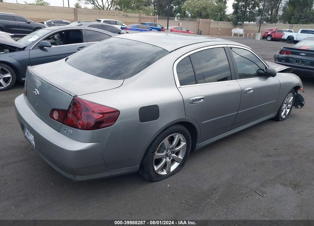 2005 INFINITI G35 VIN: JNKCV51E65M206606