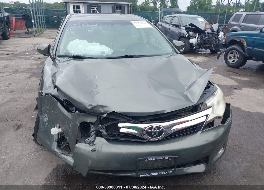 2012 TOYOTA CAMRY XLE V6 VIN: 4T1BK1FK2CU506438