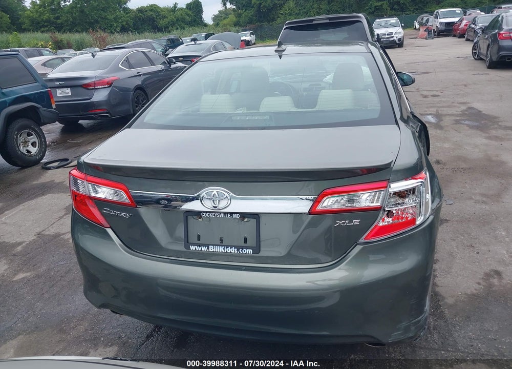 2012 TOYOTA CAMRY XLE V6 VIN: 4T1BK1FK2CU506438