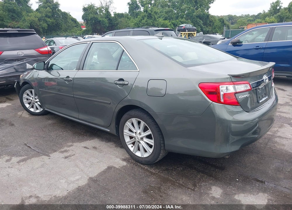2012 TOYOTA CAMRY XLE V6 VIN: 4T1BK1FK2CU506438