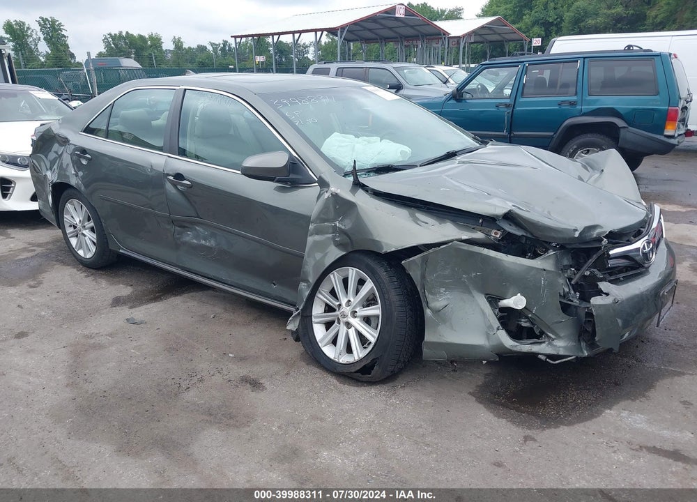 2012 TOYOTA CAMRY XLE V6 VIN: 4T1BK1FK2CU506438
