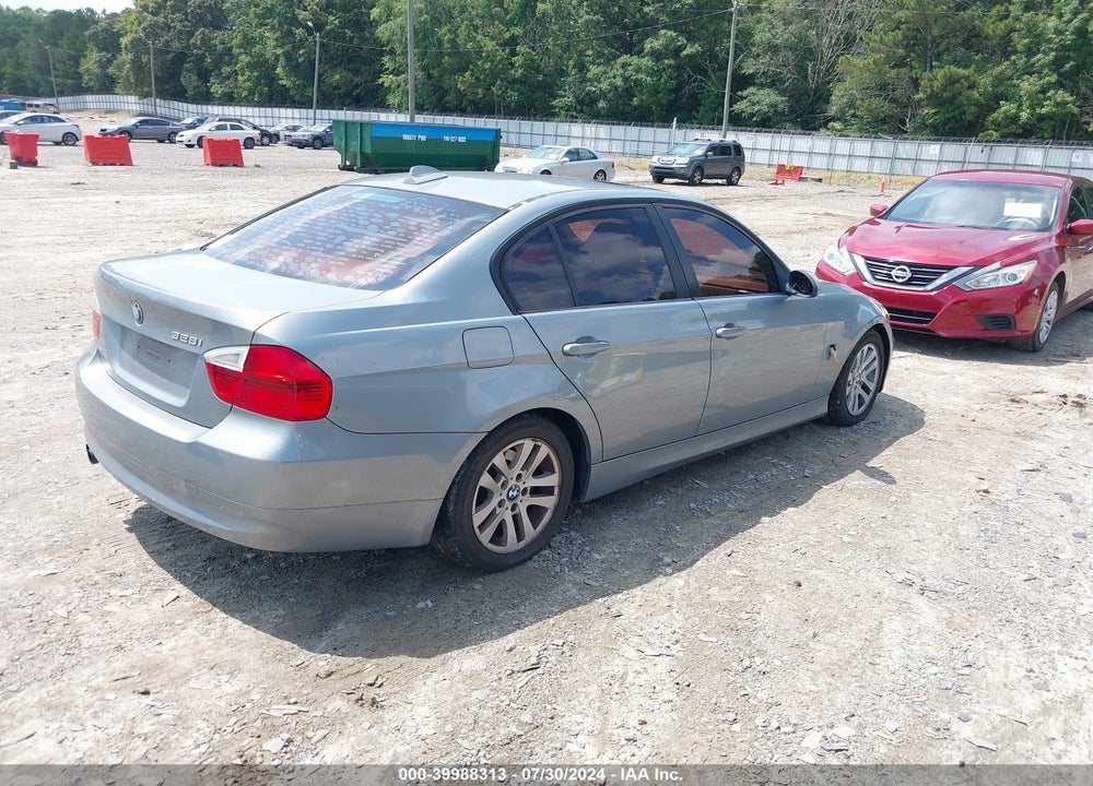 2007 BMW 328I VIN: WBAVA33547KX72363