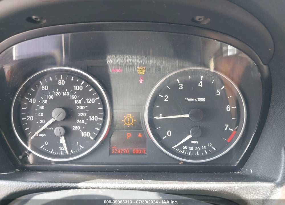 2007 BMW 328I VIN: WBAVA33547KX72363
