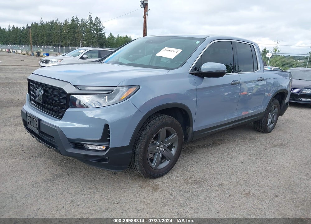 2022 HONDA RIDGELINE RTL-E VIN: 5FPYK3F79NB018872