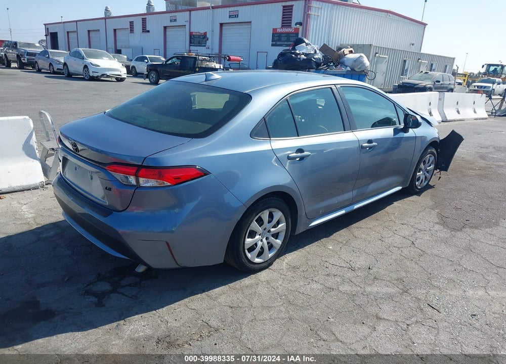2020 TOYOTA COROLLA LE VIN: JTDEPRAE6LJ093539