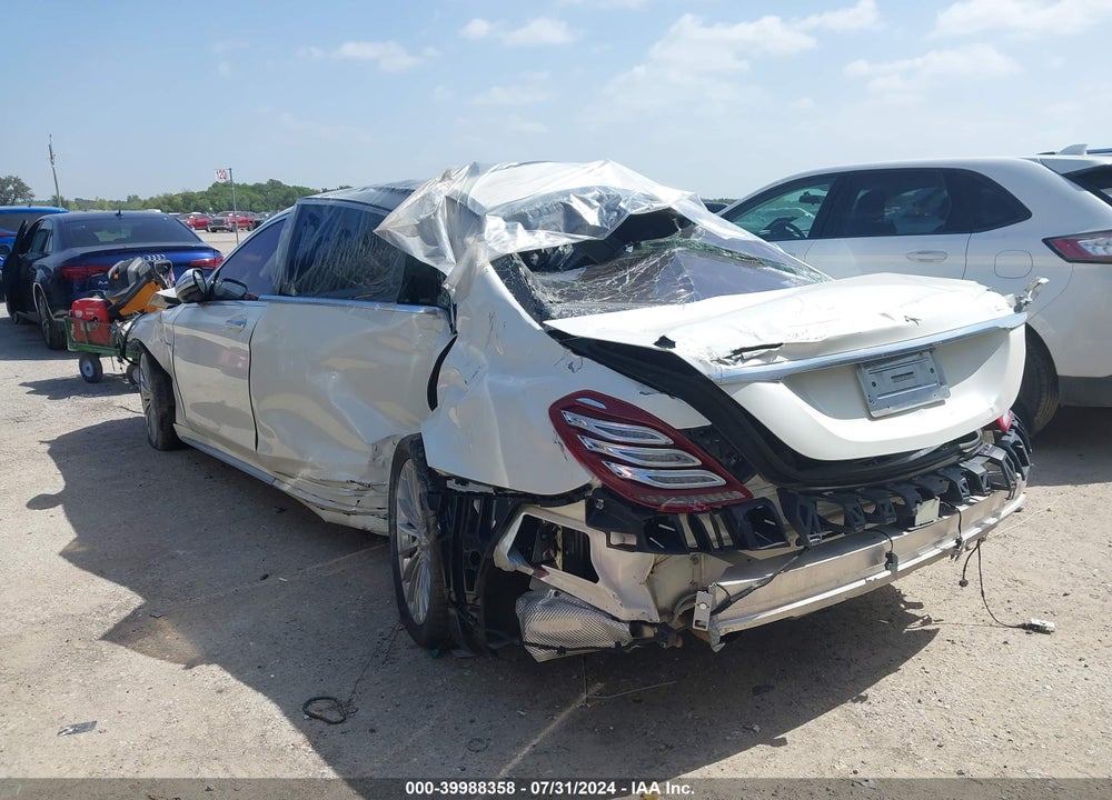2015 MERCEDES-BENZ S 65 AMG VIN: WDDUG7KB0FA083636