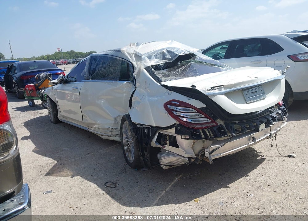 2015 MERCEDES-BENZ S 65 AMG VIN: WDDUG7KB0FA083636