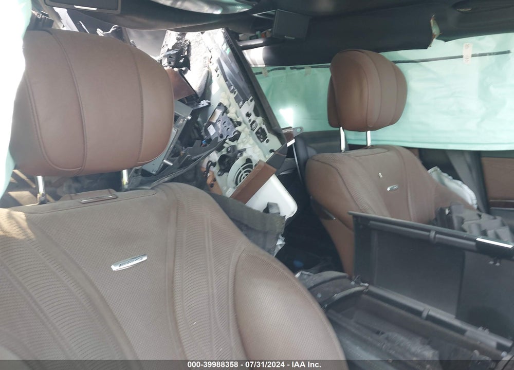 2015 MERCEDES-BENZ S 65 AMG VIN: WDDUG7KB0FA083636
