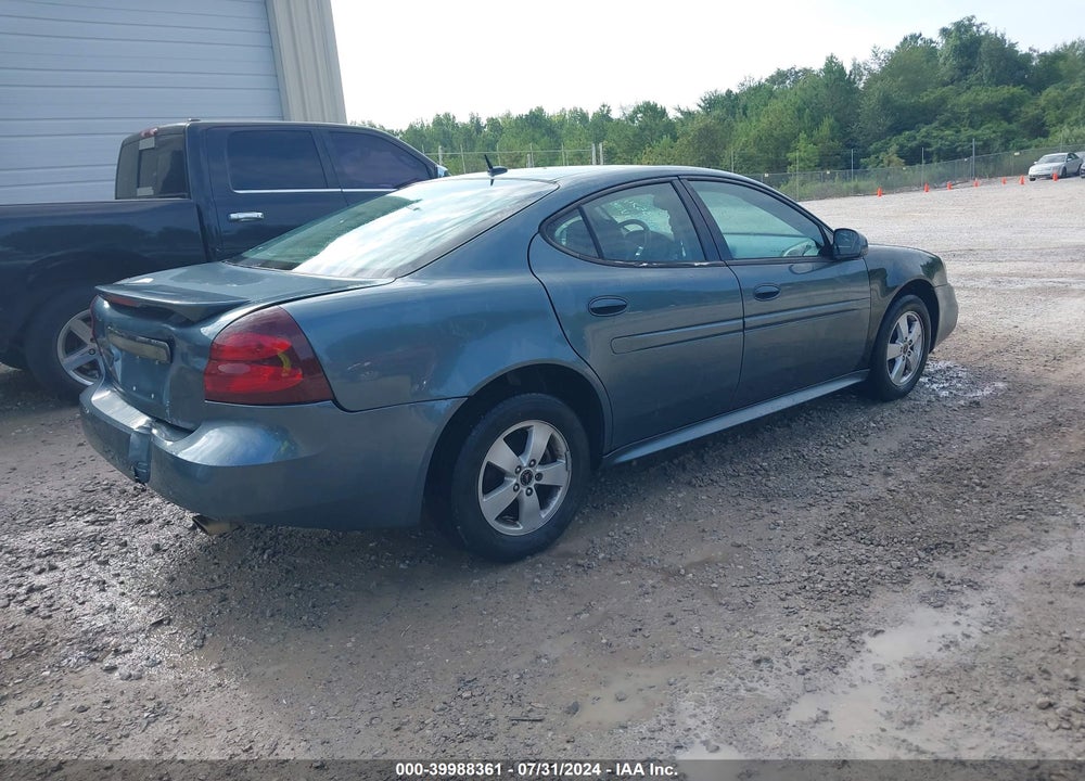 2006 PONTIAC GRAND PRIX VIN: 2G2WP552461193574