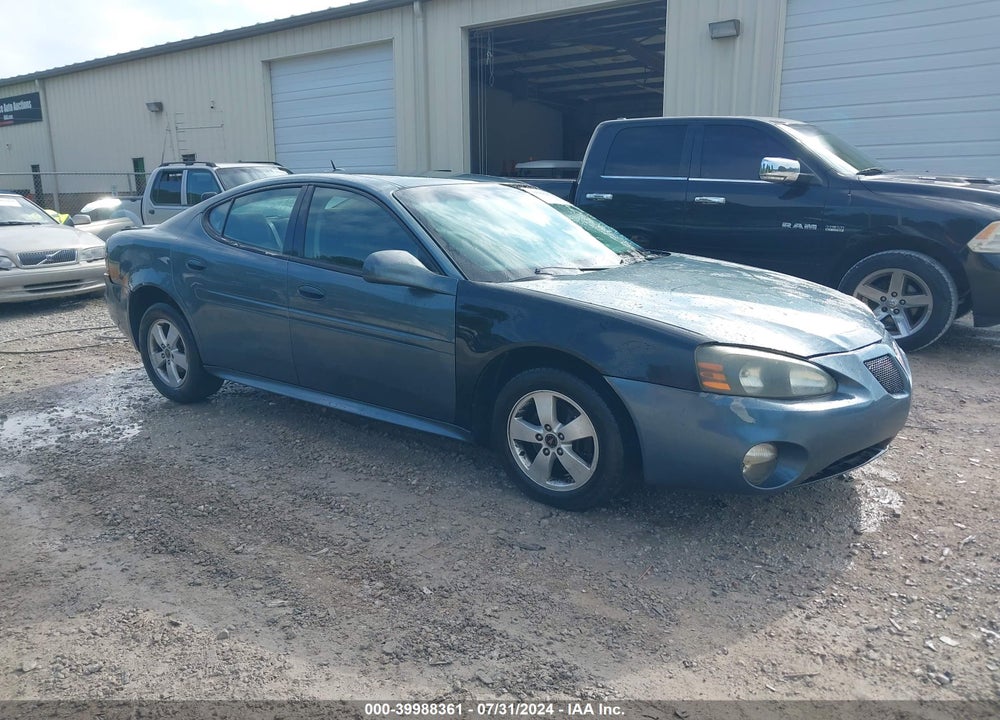 2006 PONTIAC GRAND PRIX VIN: 2G2WP552461193574