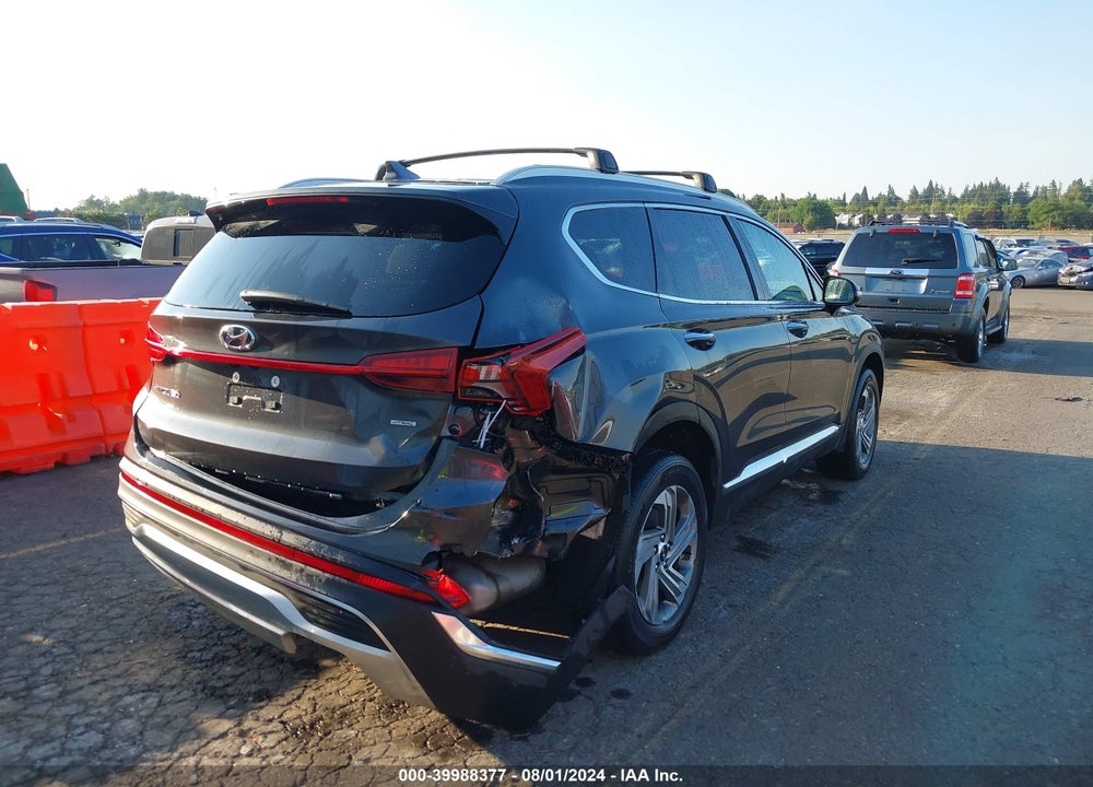 2022 HYUNDAI SANTA FE SEL VIN: 5NMS6DAJ4NH382658