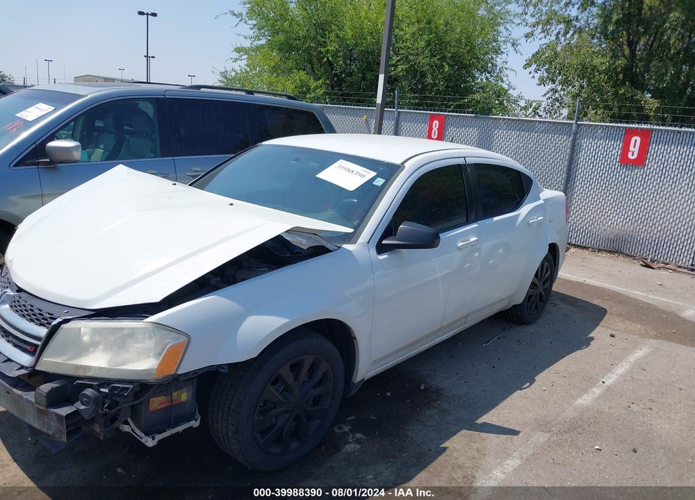 2014 DODGE AVENGER SE VIN: 1C3CDZAB9EN214697