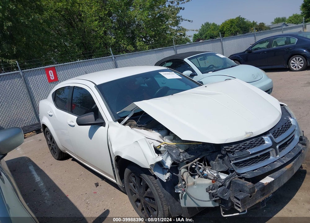 2014 DODGE AVENGER SE VIN: 1C3CDZAB9EN214697