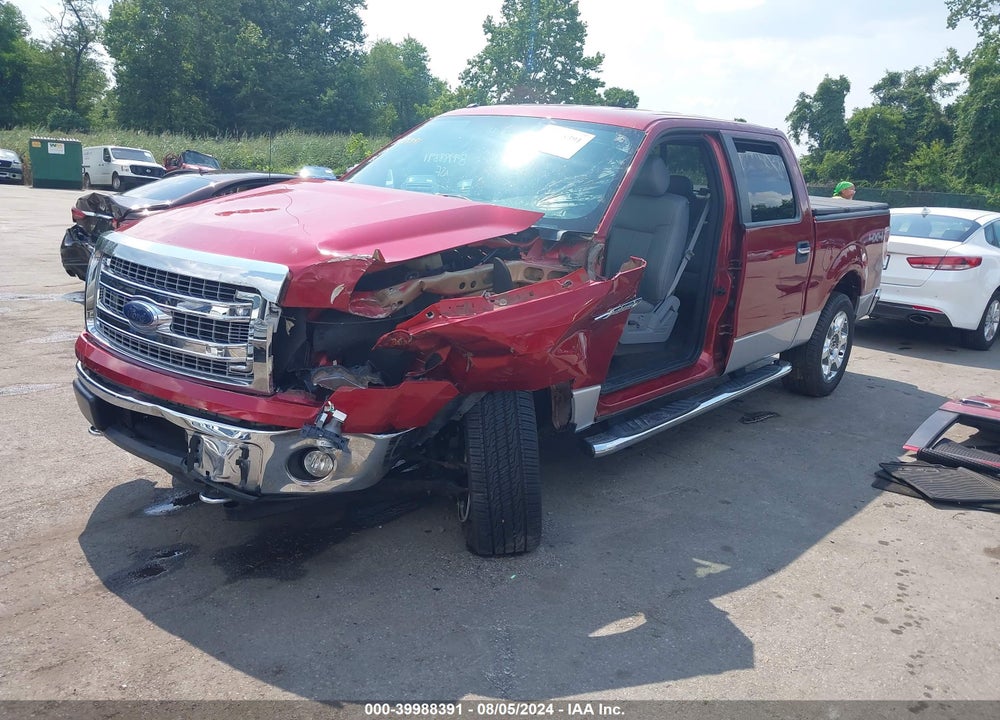 2014 FORD F-150 XLT VIN: 1FTFW1EF4EKD29193