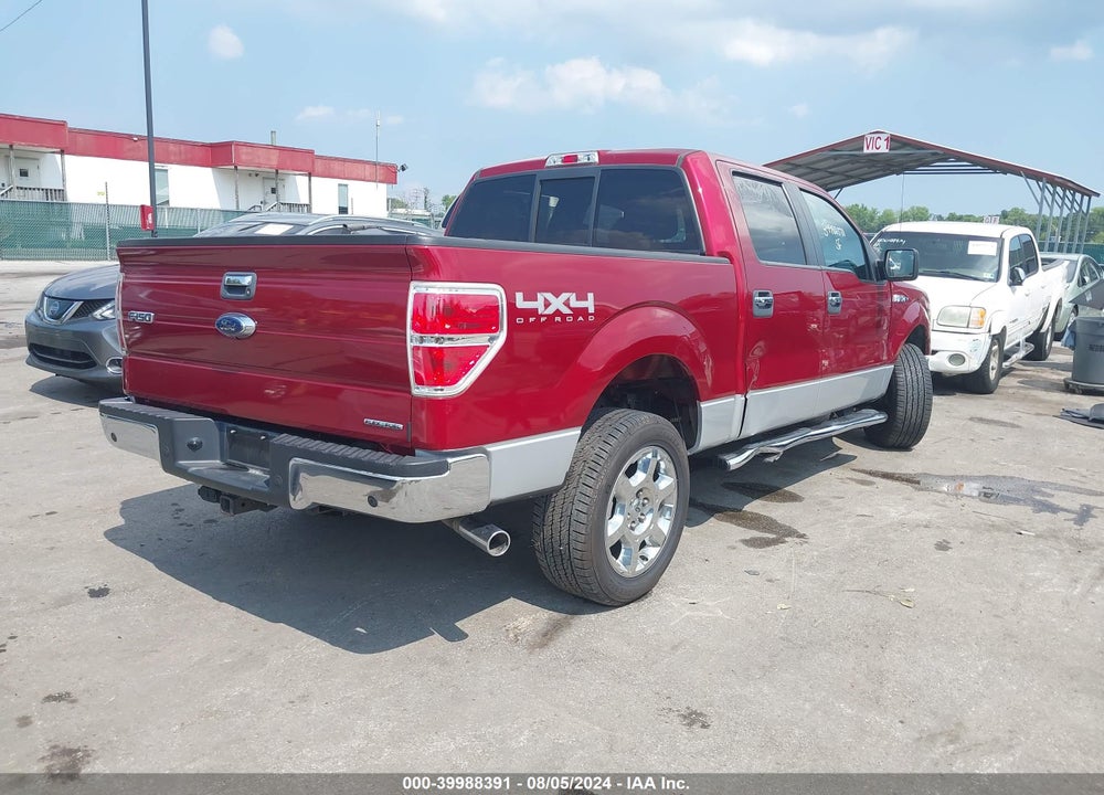 2014 FORD F-150 XLT VIN: 1FTFW1EF4EKD29193