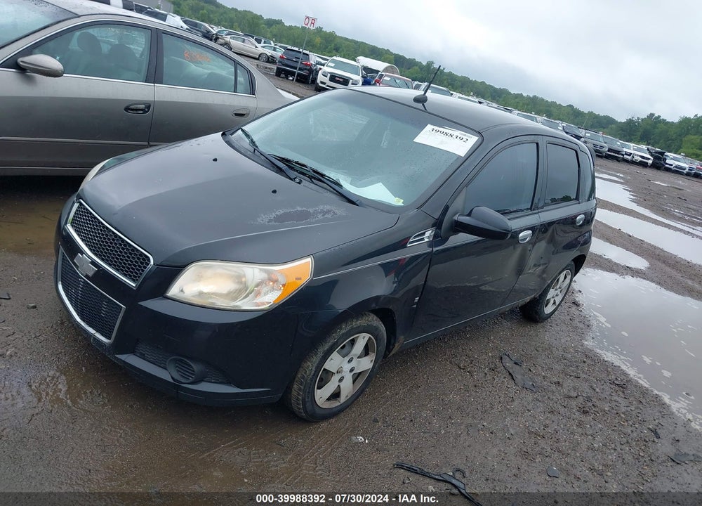 2009 CHEVROLET AVEO LT VIN: KL1TD66E19B647412