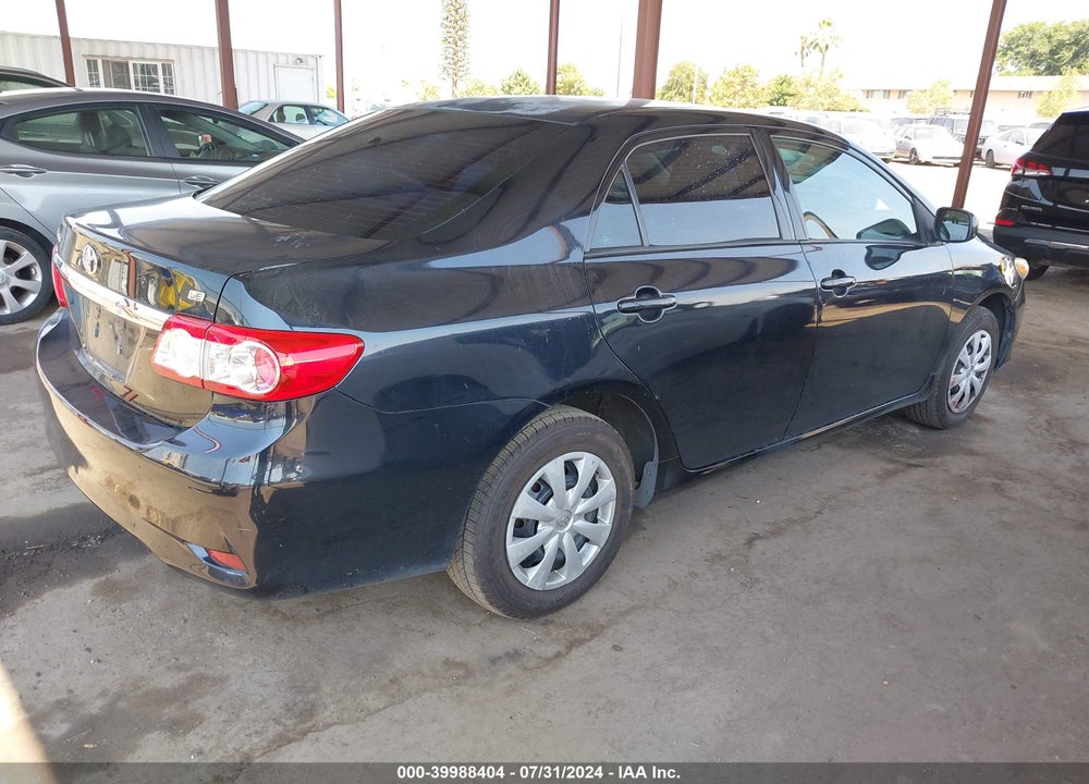 2011 TOYOTA COROLLA LE VIN: 2T1BU4EE8BC547390