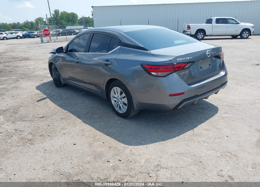 2022 NISSAN SENTRA S XTRONIC CVT VIN: 3N1AB8BV4NY225205